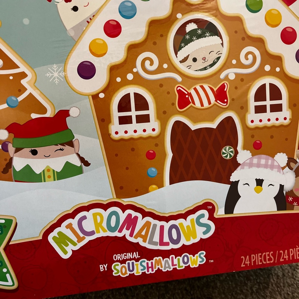 🎄 Squishmallows Deluxe Holiday Advent Calendar Sealed BNIB 24 Micromallows - Picture 7 of 9